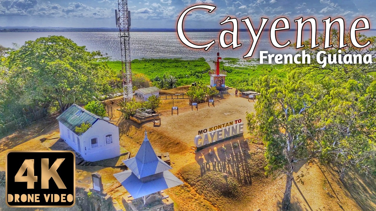 Kourou & Cayenne, French Guyana HDR 4K Drone