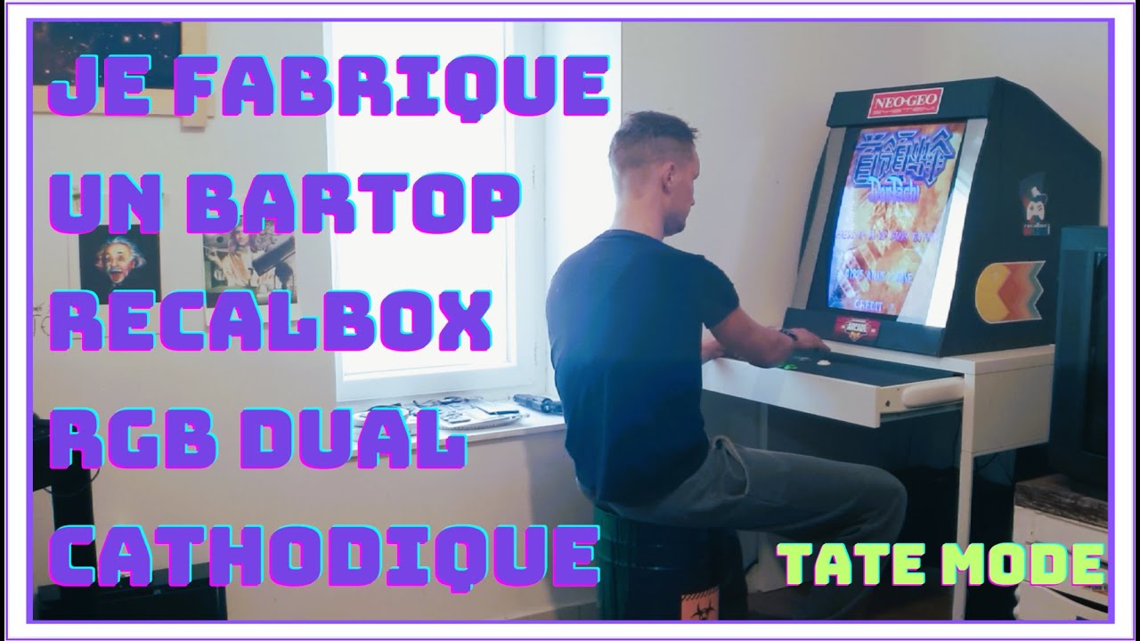 DIY Bartop cathodique recalbox RGB 15khz
