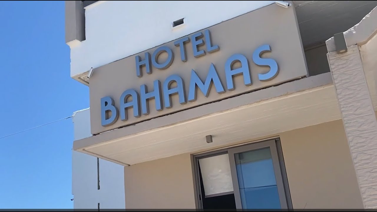 Hotel Bahamas, Kos Town, Kos, Greece  -  Walk into Kos Town, June 2023.