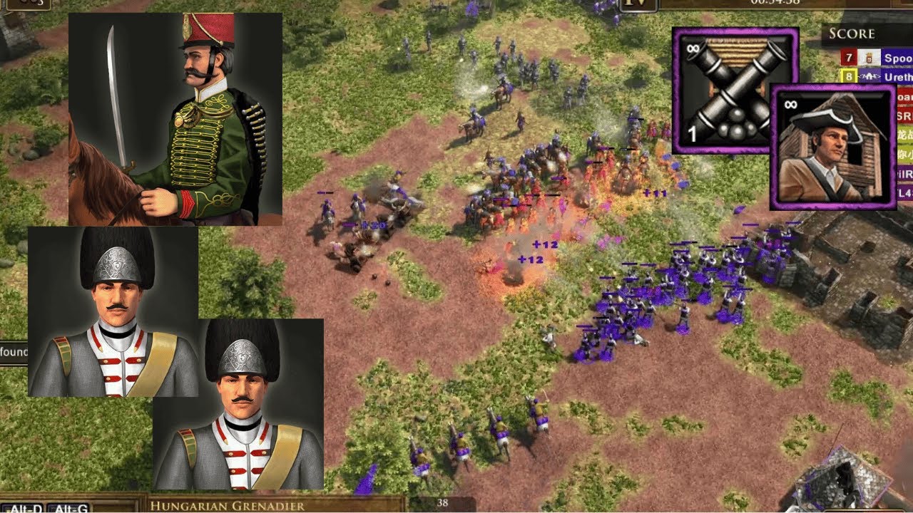 AOE3DE: Hungary Revolt is BUSTED!!! 2v2v2v2