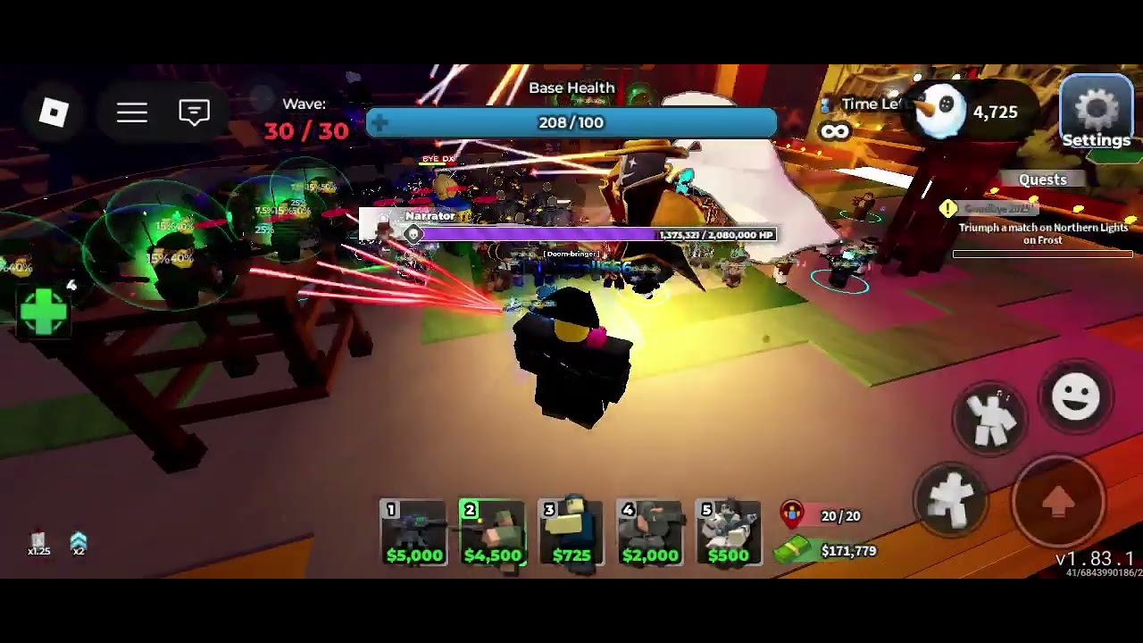 Tower defense simulator gubby storyteller win😂✌️