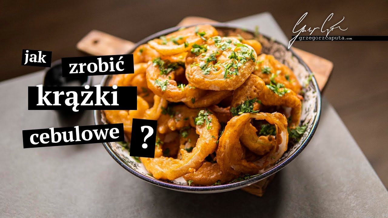 JAK ZROBIĆ KRĄŻKI CEBULOWE? - NAJLEPSZY DOMOWY PRZEPIS NA WEGE PRZEKĄSKĘ