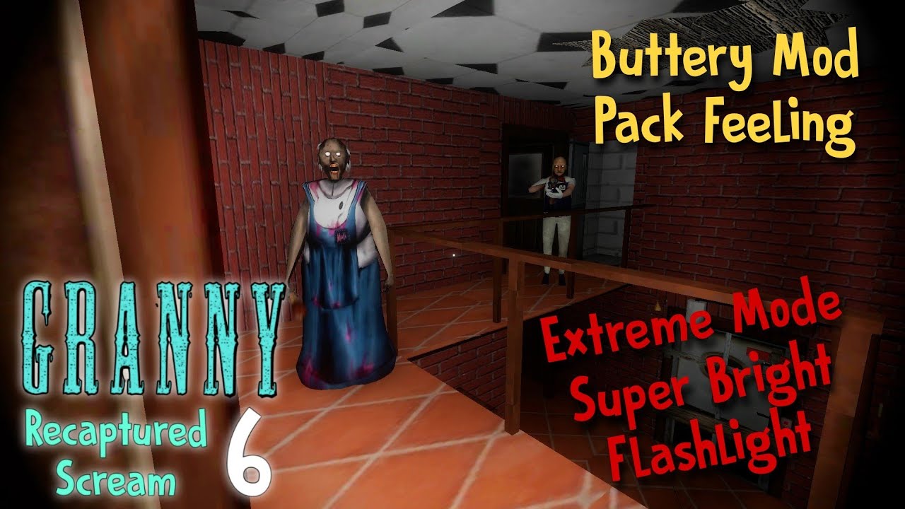 Granny Recaptured In Ice Scream 6 Atmosphere With Classic Mode (Buttery Mod Pack Feeling) On Extreme