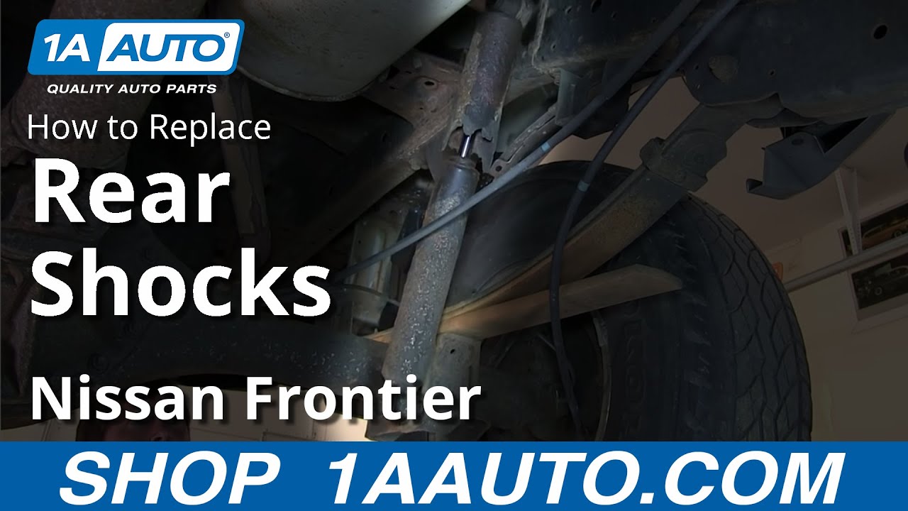 Как заменить задние амортизаторы Nissan Frontier и XTerra 2000-2004 годов