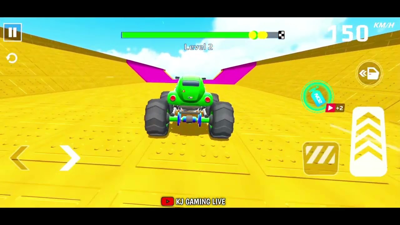 🛻 Monster Truck Mega Ramp: GT Car Stunt Racing Legend 🎯