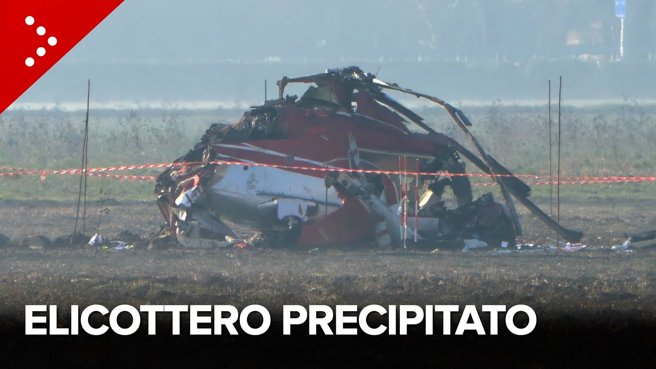 Elicottero precipita a Castelguelfo di Noceto (Parma), tra le 3 vittime anche imprenditore Rovagnati