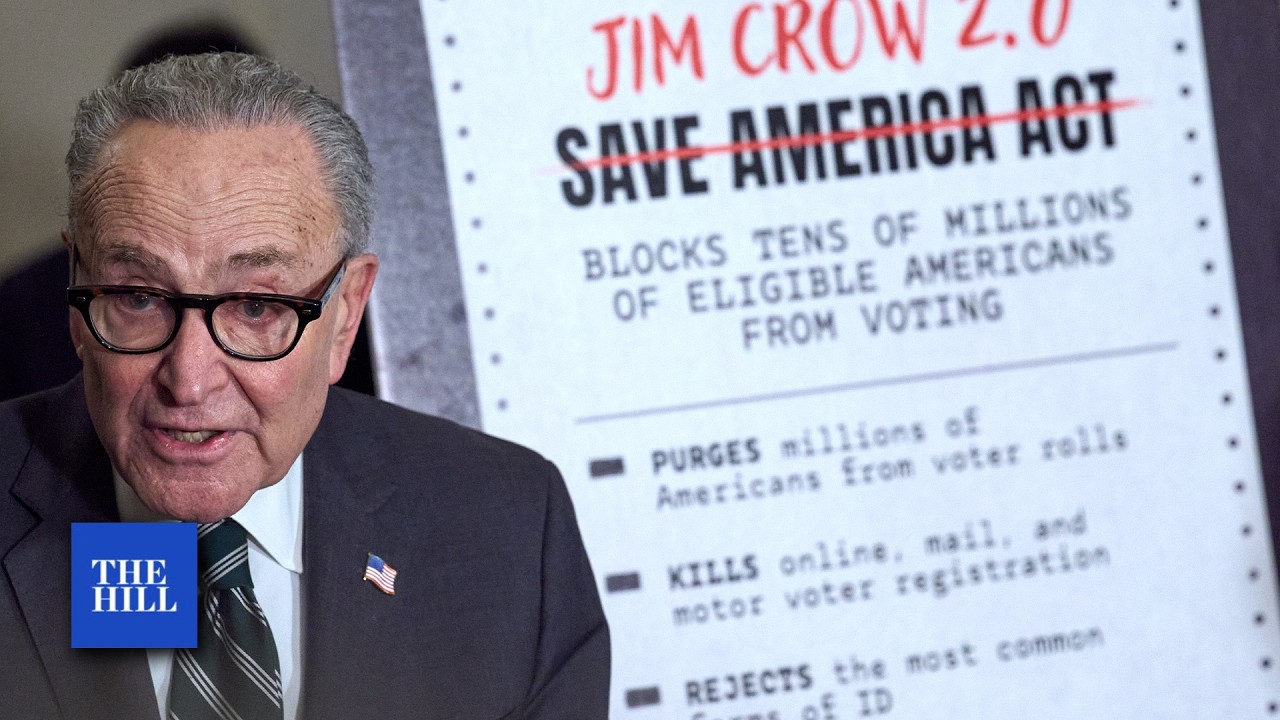 Happening Now: Schumer, Democrats Rail Against GOP-led SAVE America Act
