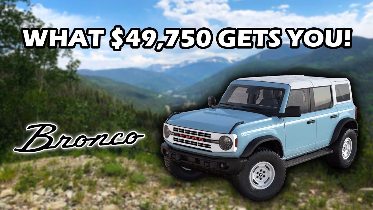 2024 FORD BRONCO HERITAGE EDITION — руководство по сборке и цене