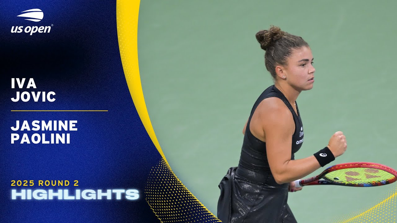 Iva Jovic vs. Jasmine Paolini Highlights | 2025 US Open Round 2