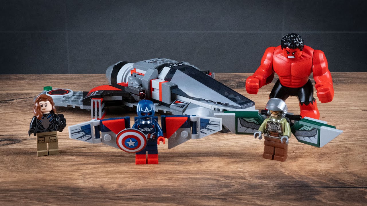 LEGO Marvel 76292 - Captain America vs. Red Hulk Battle Speed Build - 223 pcs.