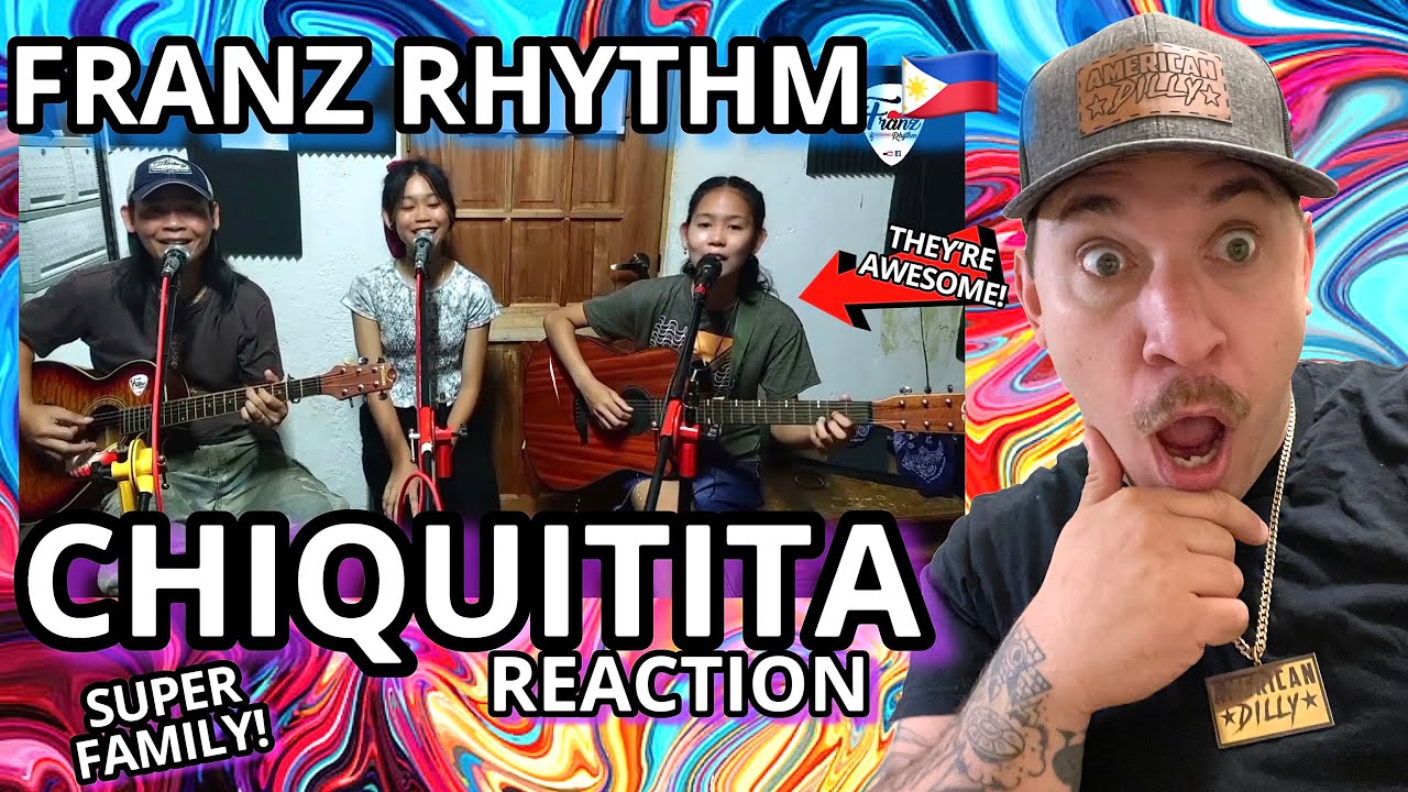 SUPER FAMILY BOND | FRANZ Rhythm - CHIQUITITA Abba Acoustic Trio Cover Father & Kids | Reaction