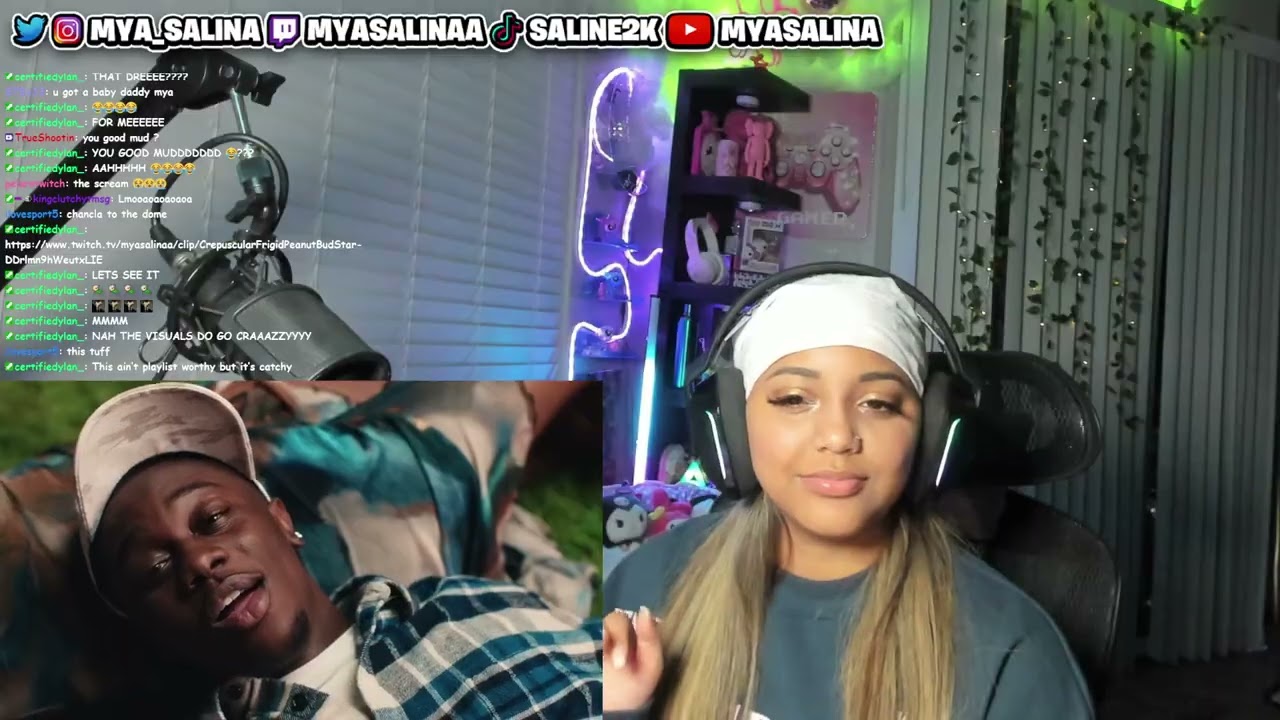 Mya Salina REACTS to BTB DEZZ - Anytime Any Place (Directed By Kai Cenat) [Official Music Video]