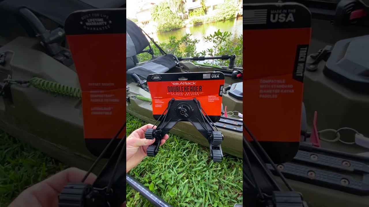 Yak-attack Double Header Paddle Holder - INSTAL VIDEO