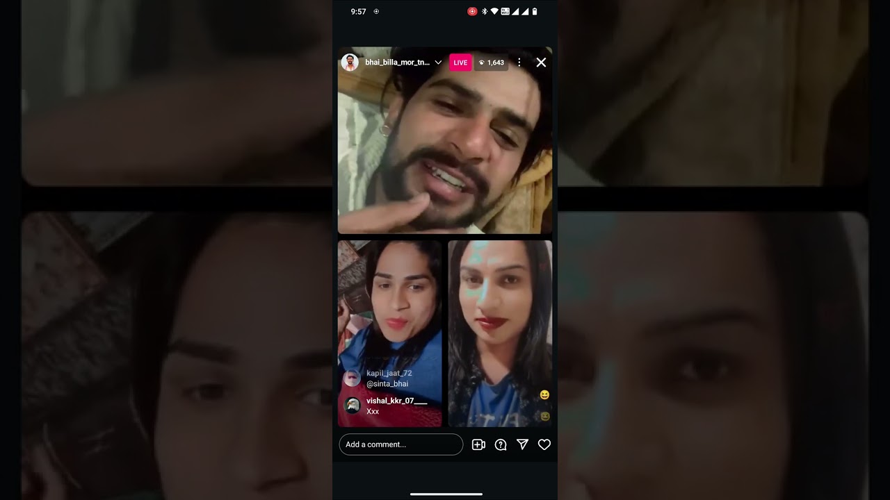 billa mor and satta live instagram ranga rang program shna and minaxi