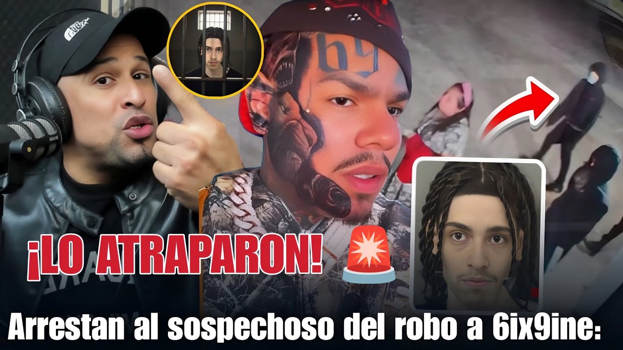 ¡¡LO ATRAPARON! 🚨! Arrestan al sospechoso del robo a la casa de Tekashi 6ix9ine: Todos los detalles.