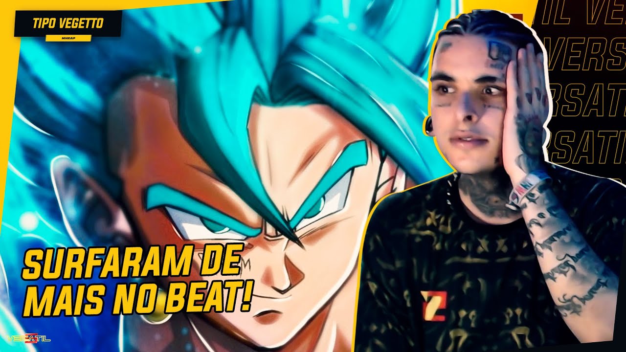 Tipo Vegetto ☄️ Ft. PTK (Dragon Ball) | Style Trap | Prod. Sidney Scaccio | REACT / ANÁLISE VERSATIL