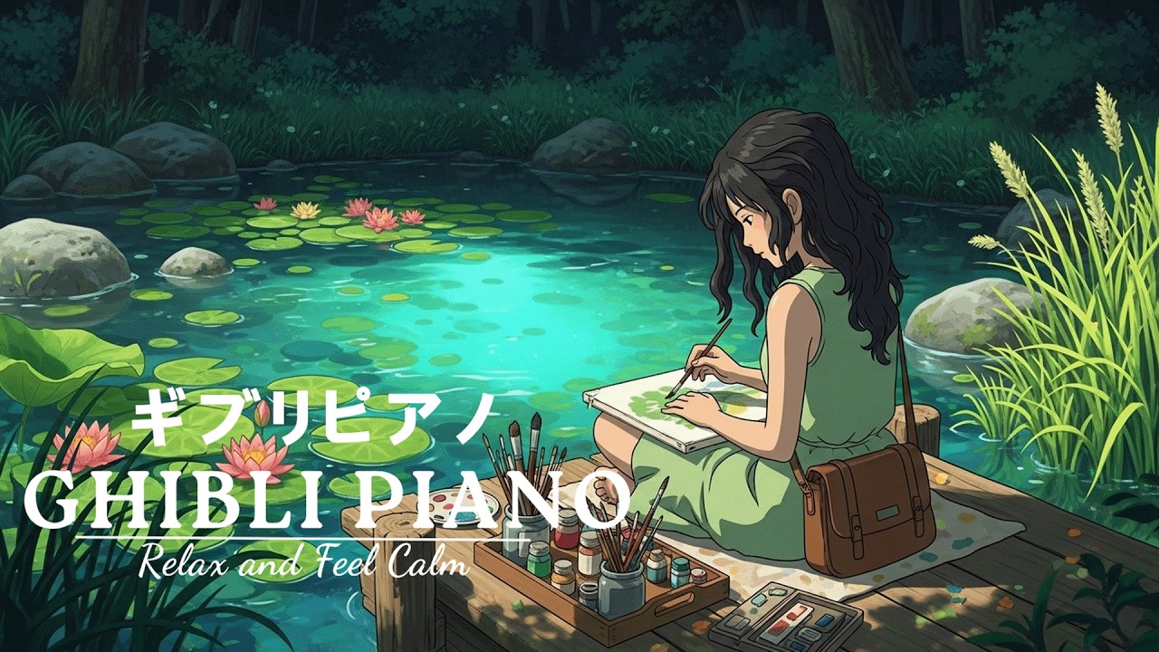 Ghibli Inspired Piano Soundscape for Peaceful Study, Calm Focus and Better Sleep