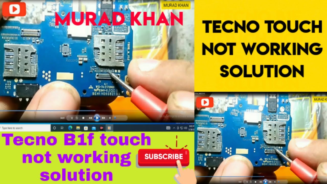tecno b1f touch not working solution ! tecno b1f touch solution