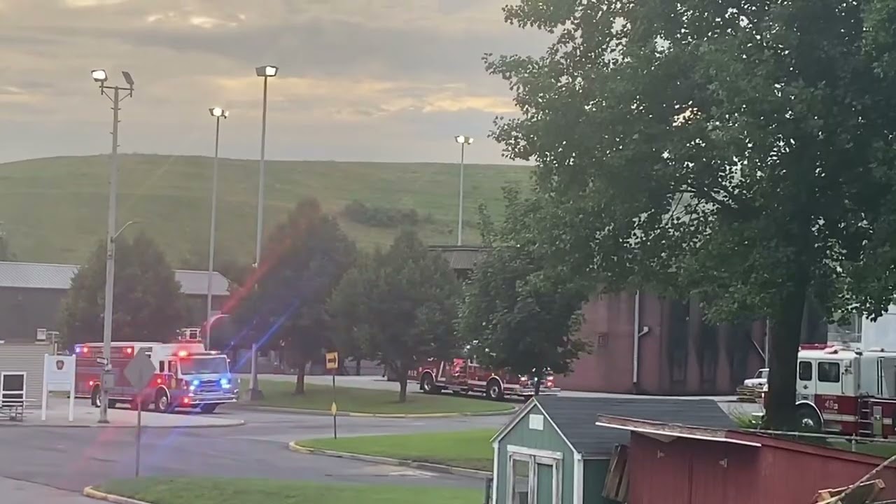 Short Compilation of Pierce Velocity Fire Trucks at training From 2024