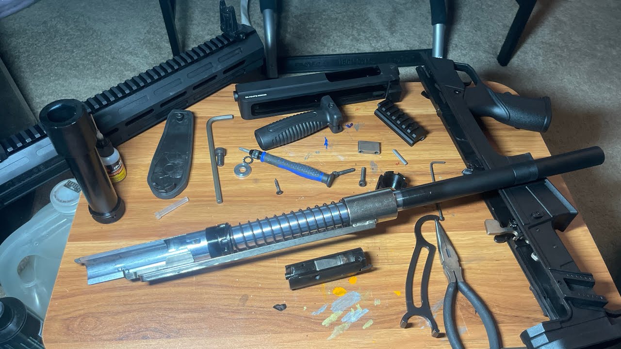 Tokarev BULPUMP (pump action) 12 gauge disassemble
