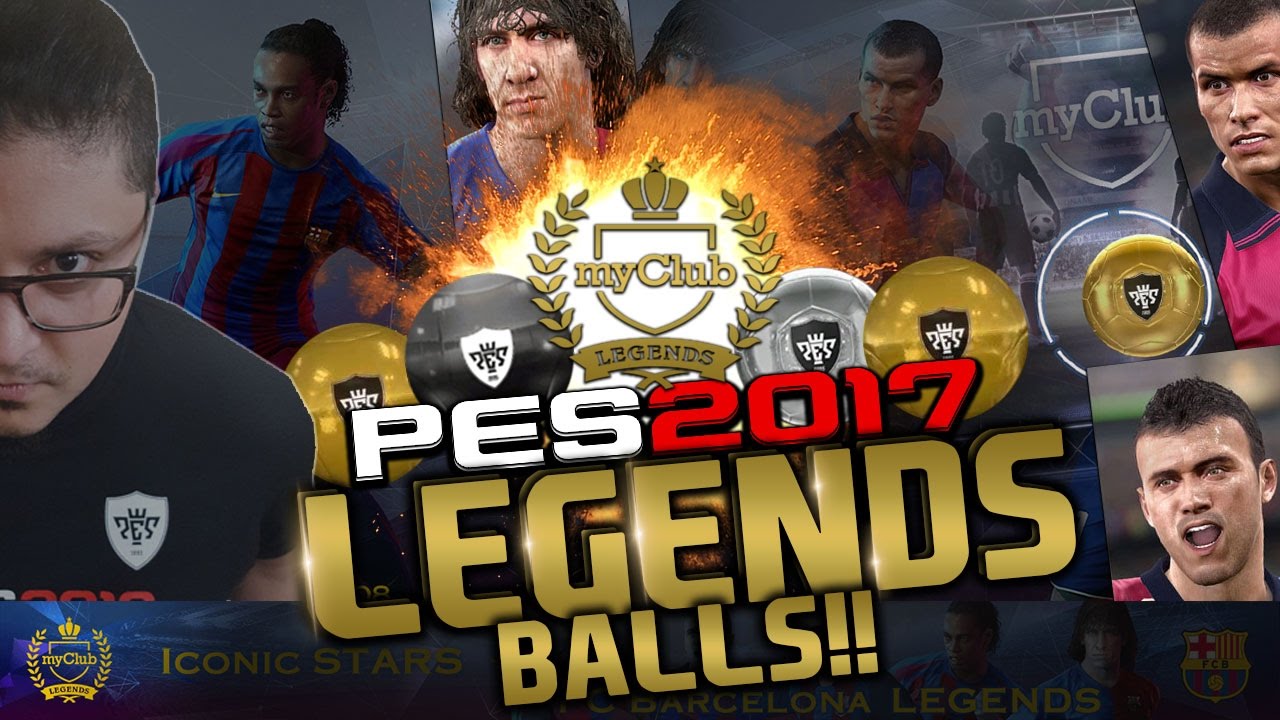 myClub PES 2017 LEGENDS Ball opening 100k GP + FC Barcelona Legends review #7