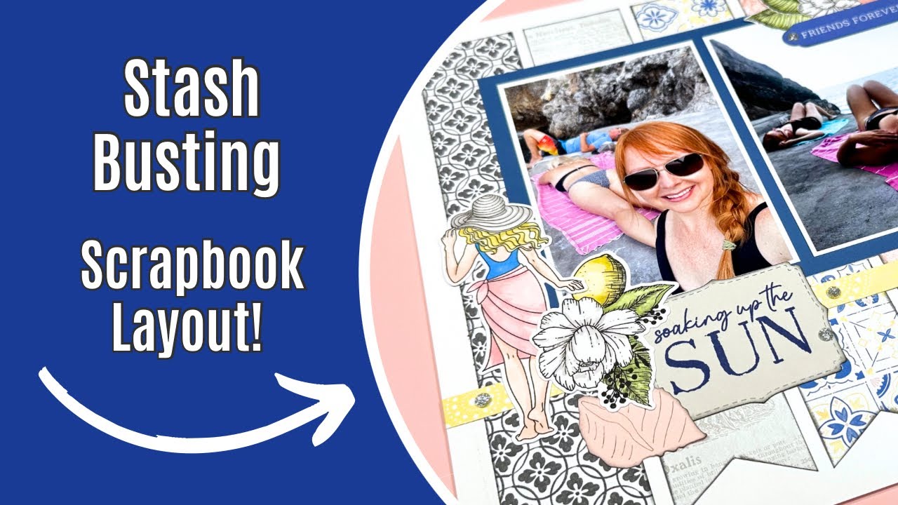 Stash Busting Scrapbook Layout!