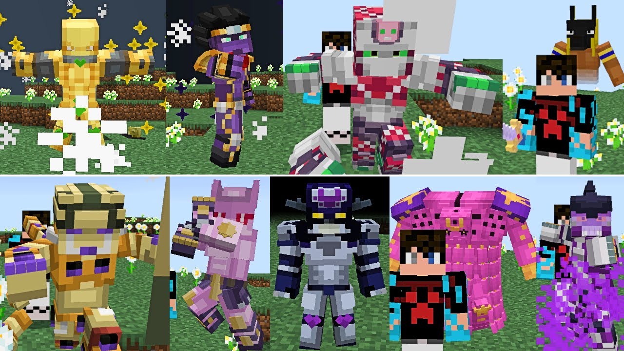 ACTUALIZACION Mejor Addon de JOJO´S para Minecraft PE COMPLETO