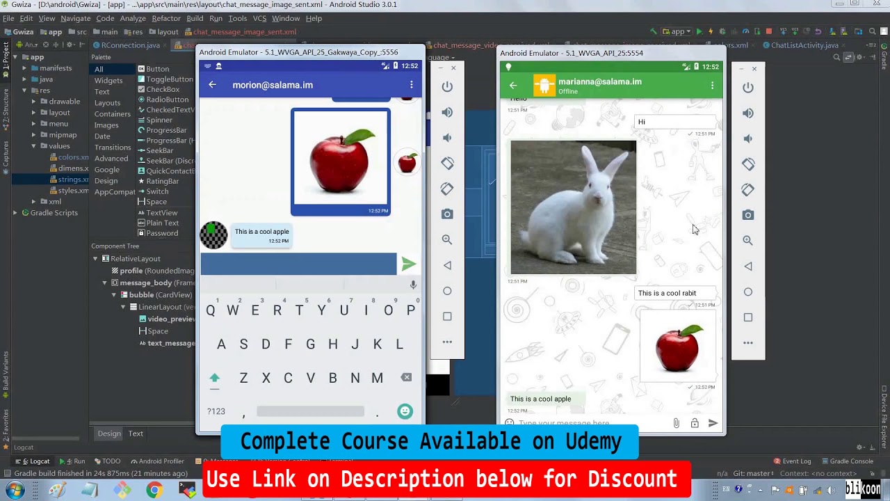 Приложение Android Chat с нуля с XMPP и Smack: отправка и получение файлов