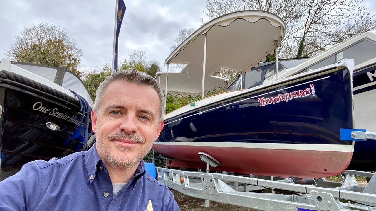 Frolic 21 Electric Launch Boat - Now sold