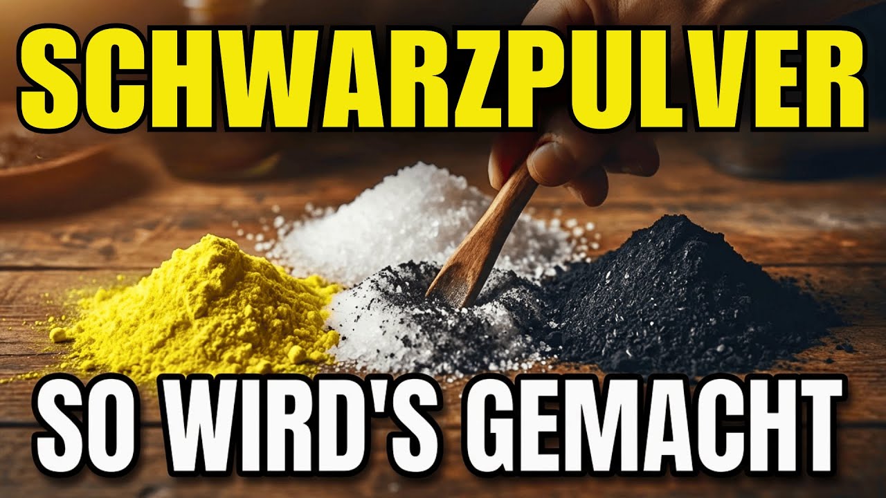 Wie wird Schwarzpulver WIRKLICH hergestellt?