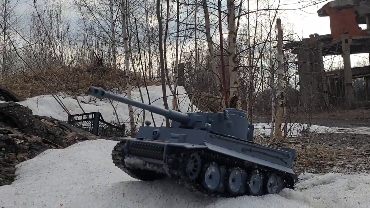 Henglong тигр and MZ YY2004! На тестовых испытаниях!