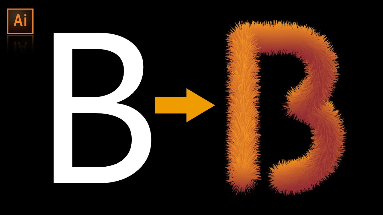 3D Fur Effect in Adobe Illustrator | How to use Blend Tools | Bangla Tutorial