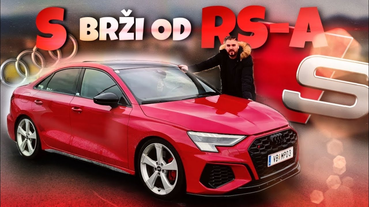 AUDI S3 KOJI JE BRŽI OD RS3!!!