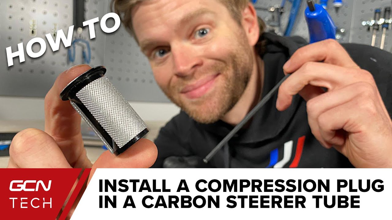 How To Install A Compression Plug Into A Carbon Steerer Tube | GCN Tech Monday Maintenance