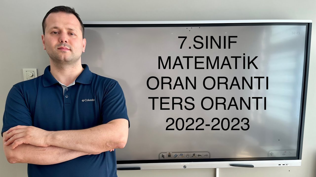 7.SINIF MATEMATİK ORAN ORANTI | TERS ORANTI 