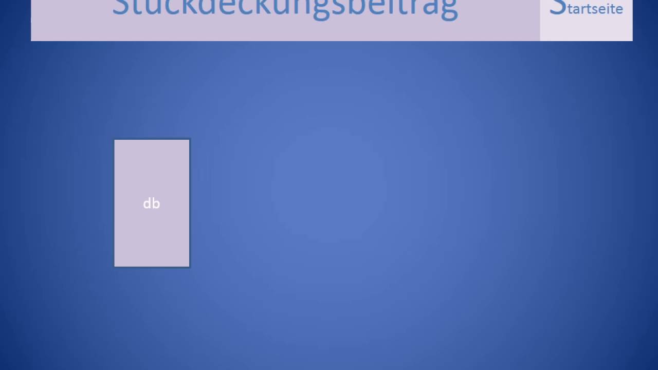 St&uuml;ckdeckungsbeitrag