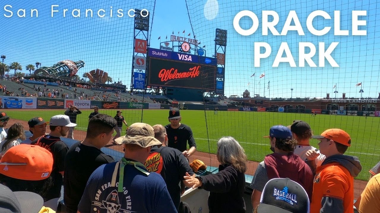 4K Walks - Beautiful Oracle Park, San Francisco, SF Giants game with Houston 2021
