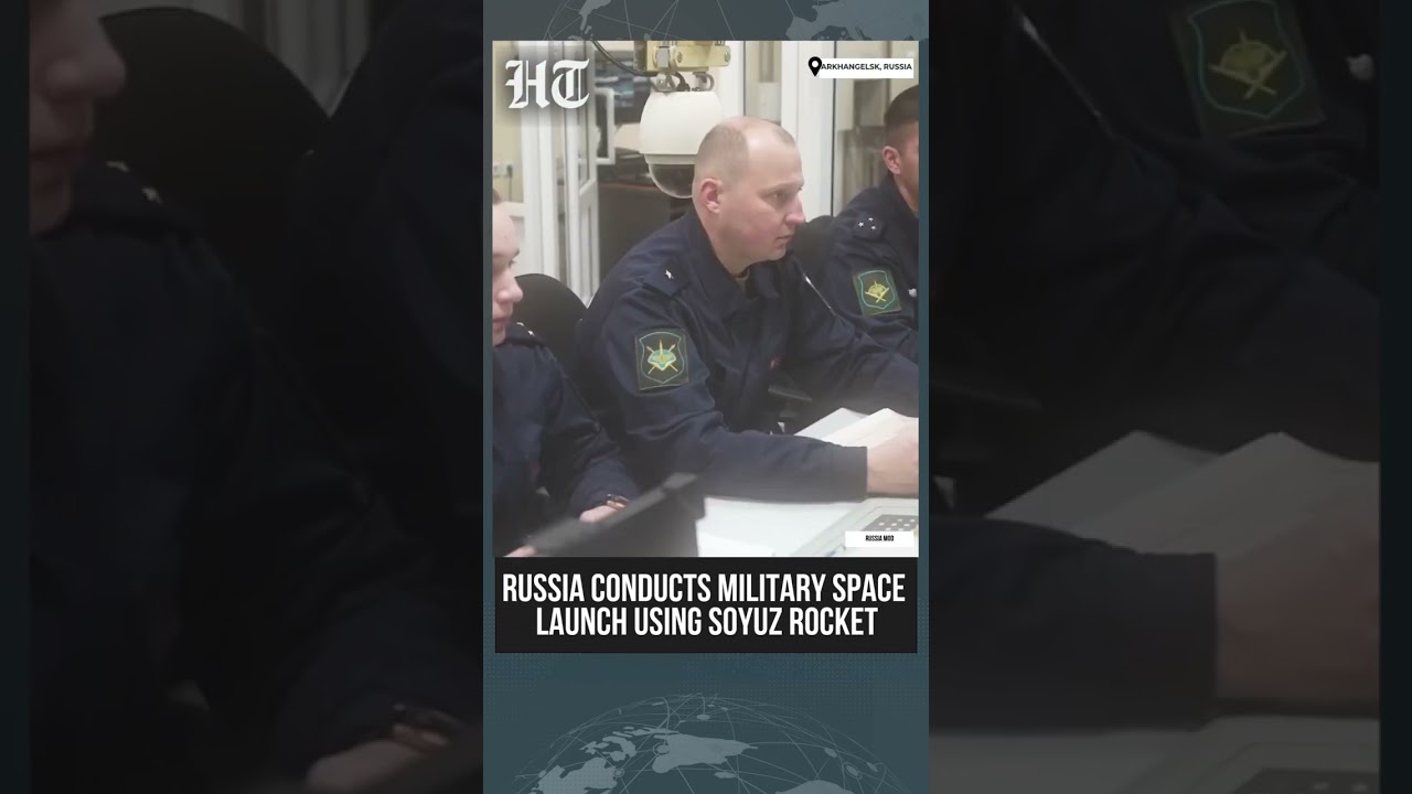Russia&rsquo;s Aerospace Forces Launch Military Spacecraft Aboard Soyuz-2.1a From Arkhangelsk | #shorts