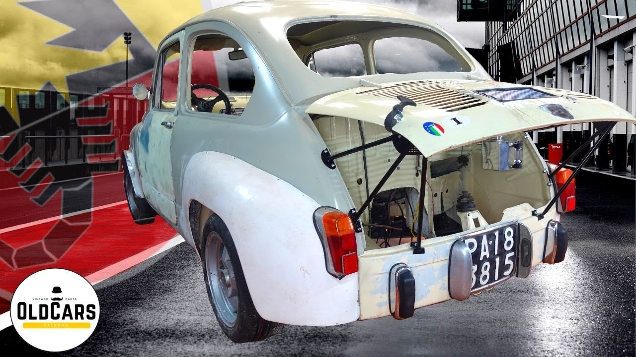 Montaggio Radiatore Olio e Staffe AlzaCofano Fiat 600 - 500 epoca 💣 Fiat Abarth 1000TC
