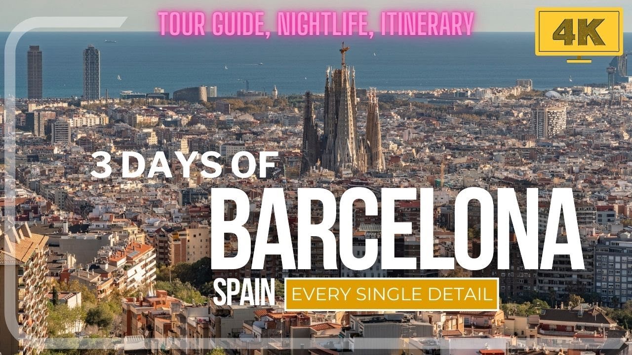 Most Amazing Itinerary of Barcelona Spain including Foods, Stays, Attractions, Transportation & More
