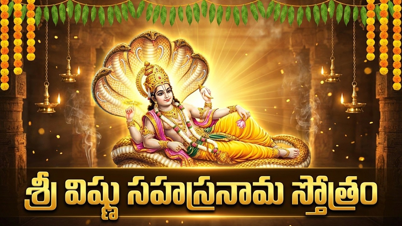 శ్రీ విష్ణు సహస్రనామ స్తోత్రం వింటే మీ కష్టాలన్ని తొలగిపోతాయి | Vishnu Sahasranama Stotram Telugu🙏🙌