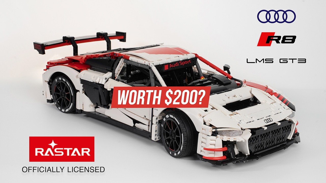 Can RASTAR Audi R8 Compete with LEGO Technic?