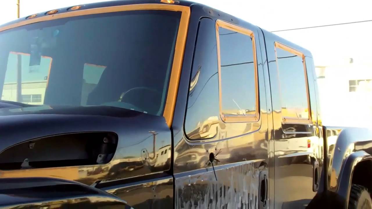 Rhino Lining an International MXT (part 1)