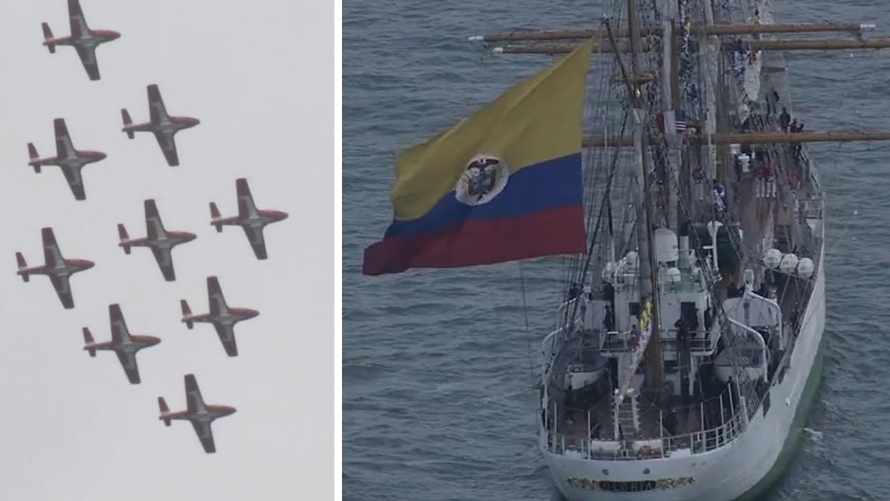 San Francisco's Fleet Week saved by international allies, Colombia and Canada: 'So happy and proud'