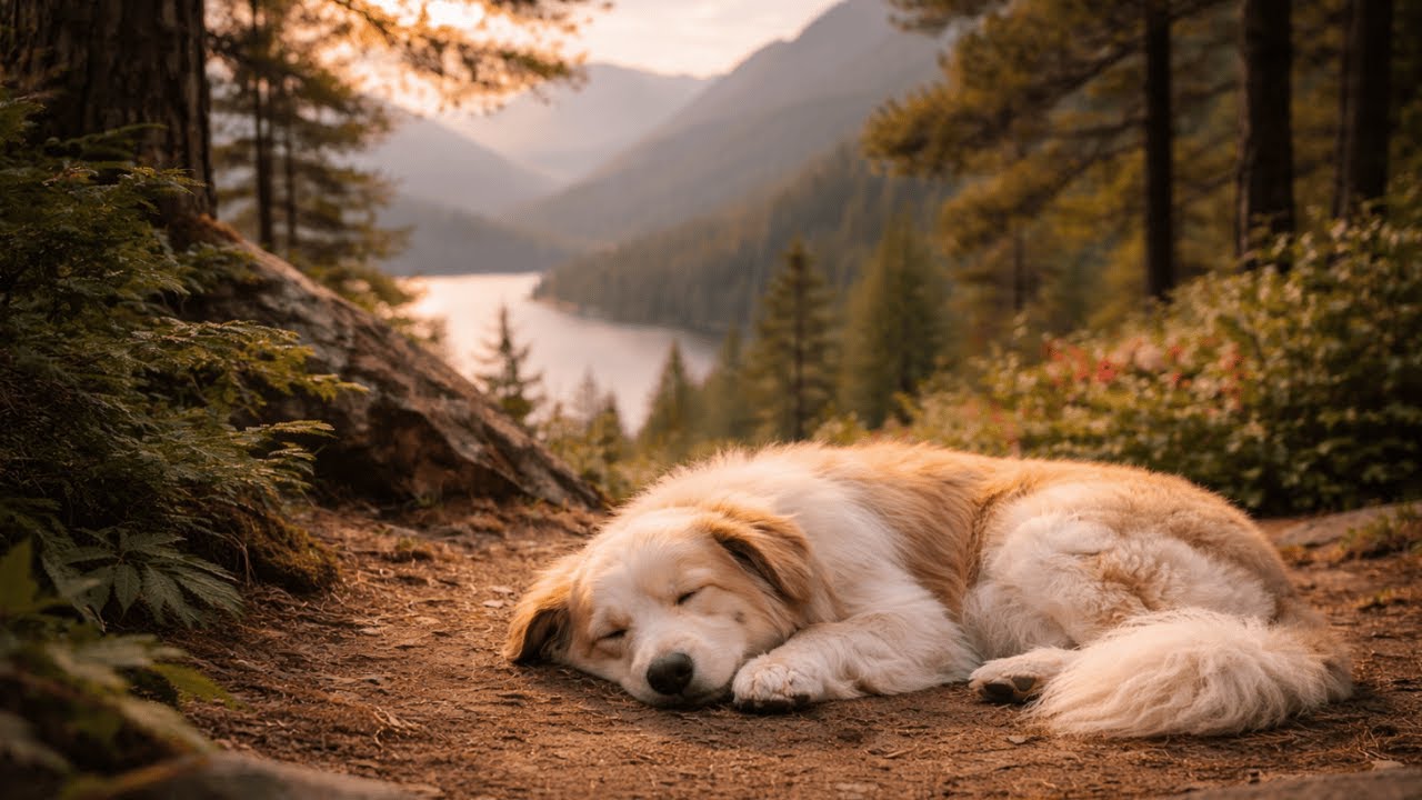 Dog TV | Calm Woodland & Nature Sounds for Dogs (12 Hours)