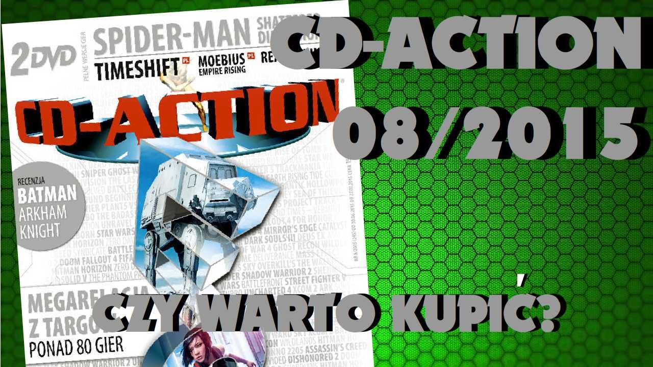 Cd-Action 08/2015 - Czy warto kupić? (Spiderman SD, Timeshift, Moebius, Real Boxing)