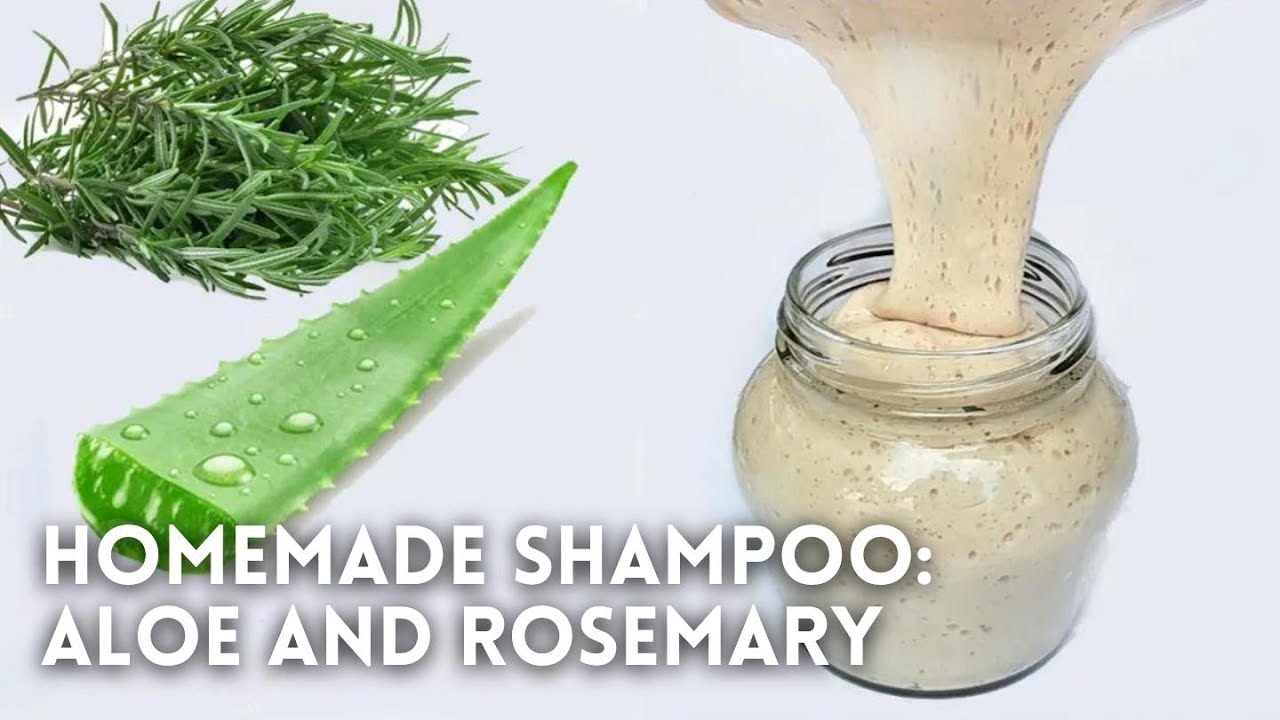 DIY Aloe & Rosemary Shampoo | Natural Hair Care | Growth, Volume, Hydration, Anti-Dandruff