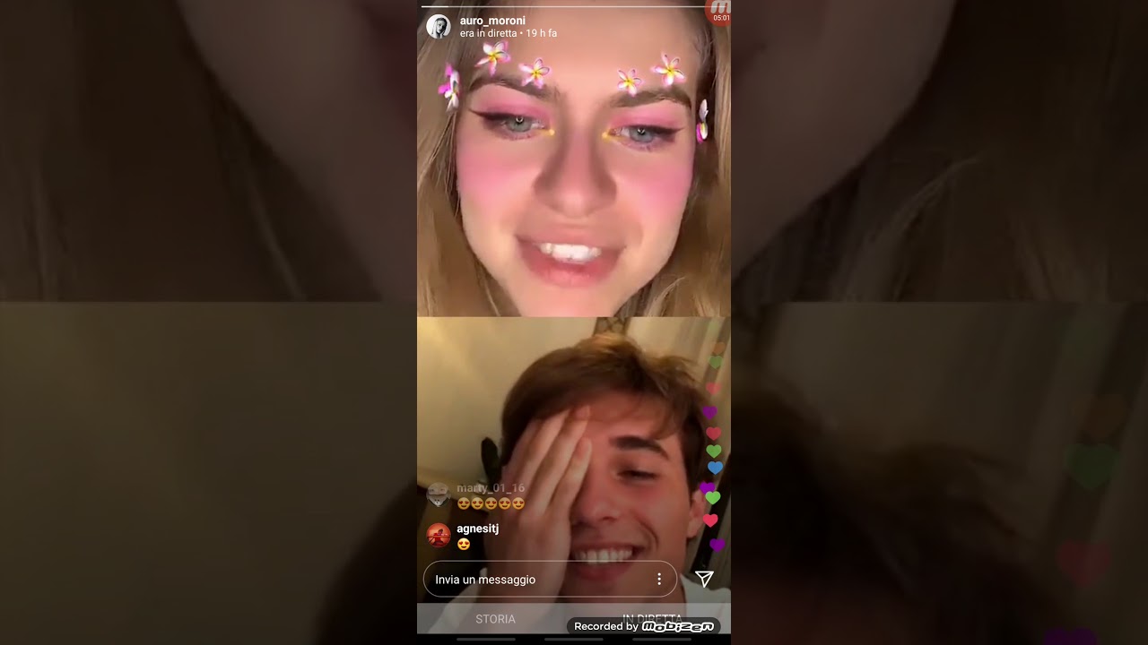 Aurora Moroni e Ivan Lapadula LIVE  pt.1 🥰📱