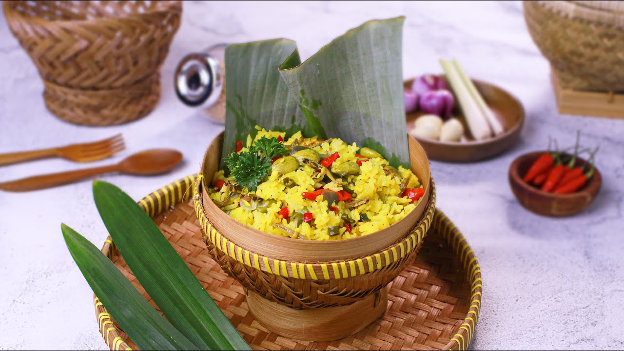 Nasi Liwet Kuning Air Kelapa - Nasi Liwet Gurih Dan Sedap