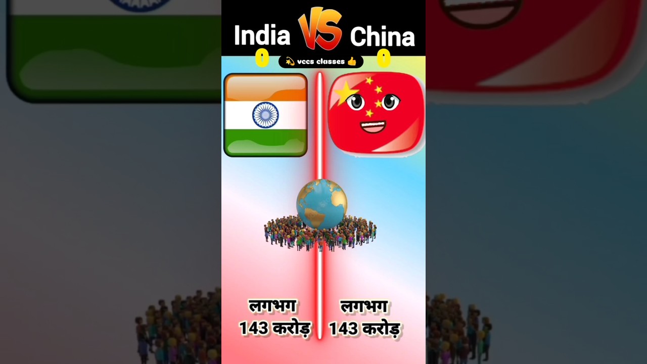 🇮🇳 India vs 🇨🇳 China🔥Kaun Hai Asli Superpower?🌍